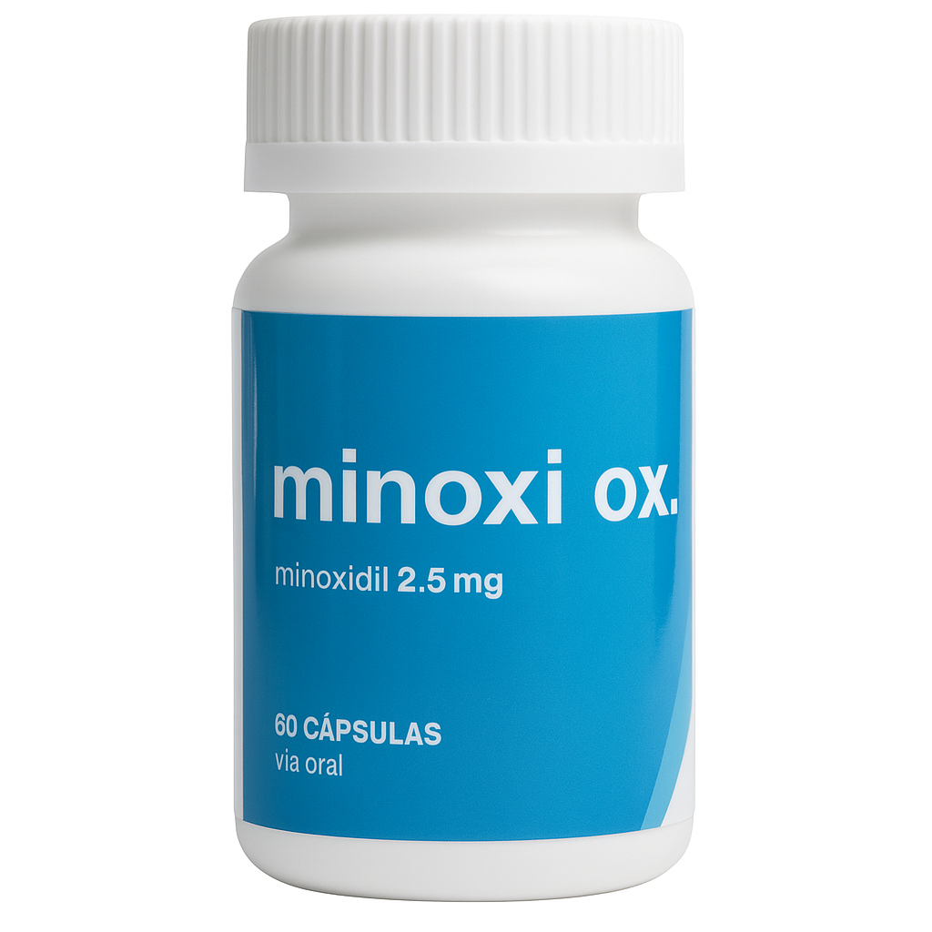 Minoxi Ox. | Minoxidil 2.5 mg | 60 cápsulas